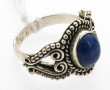 Bague argent 925ème sertie d'un lapis la