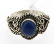 Bague argent 925ème sertie d'un lapis la