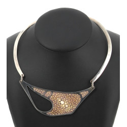 Collier de créateur en argent 925ème et 