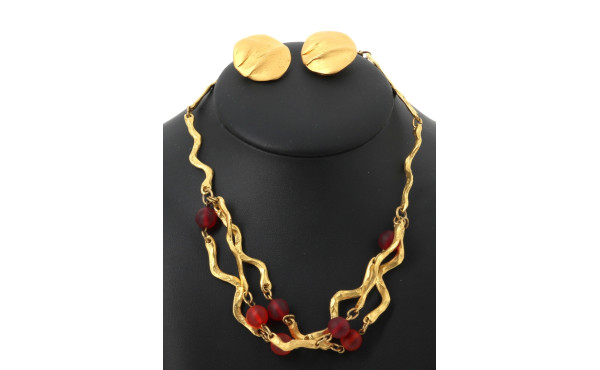 LOOLA Paris - Collier en métal argenté e