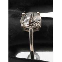 Bague argent 925ème sertie d'un quartz r