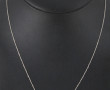 Collier en or gris 375ème (9 cts) maille