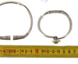 Deux bracelets en argent, travail étrang