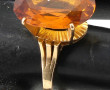 Bague en or jaune 18 carats, sertie d'un