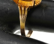 Bague en or jaune 18 carats, sertie d'un