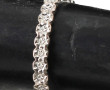 Alliance en or gris 18 carats, poinçon t