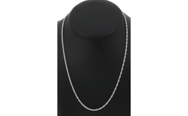 Chaîne en argent 925ème, à maille torsad