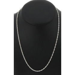 Chaîne en argent 925ème, à maille torsad