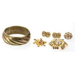 Lot de bijoux fantaisie : 3 broches en m