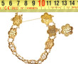 Indochine - Bracelet articulé en or jaun