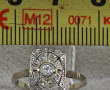 Bague époque ART DECO deux ors 18 cts, p