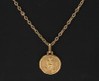 Médaille de St Christophe en or jaune 18