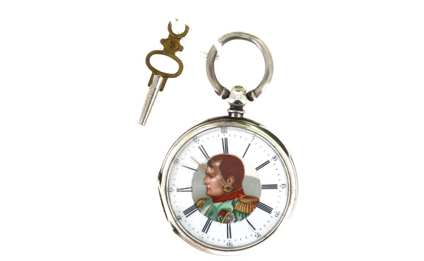NAPOLEON - Montre de gousset en argent, 