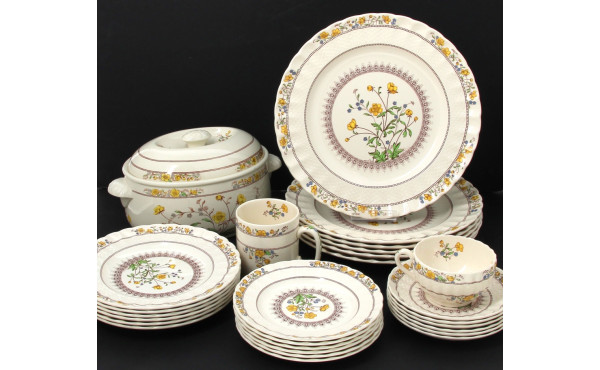 SPODE - Modèle "Buttercup" - Service 6 c