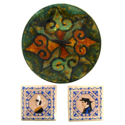 YVON ROY - Paire de dessous de bouteille