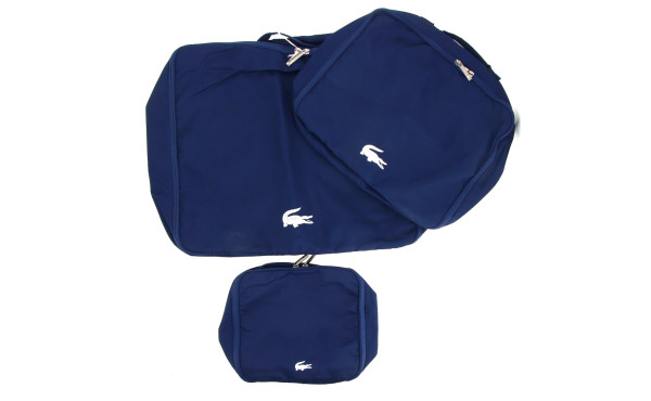 LACOSTE - Lot de 3 pochettes souples de 