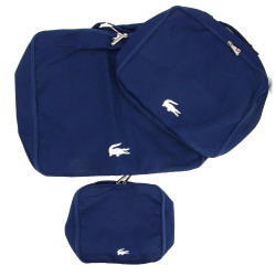 LACOSTE - Lot de 3 pochettes souples de 