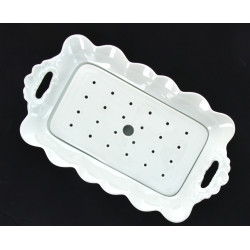 LIMOGES France - Plat à asperges en porc