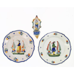 QUIMPER fin XIXème - Bénitier d'applique