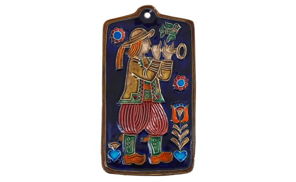 TABURET Quimper - Plaque décorative en f