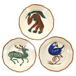 HENRIOT QUIMPER Monogramme "CG" - Rare e