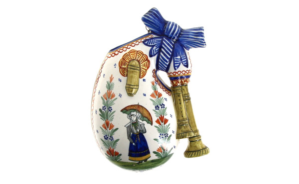 HR Quimper - Vase d'applique en forme de