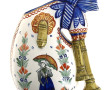 HR Quimper - Vase d'applique en forme de