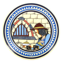 Paul FOUILLEN Quimper - Plat à tarte à d