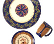 HB QUIMPER - Deux assiettes en faïence d