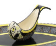 HB QUIMPER - Décor perlé noir et jaune -