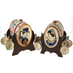 HB QUIMPER - Paire de tonnelets à liqueu