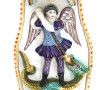 HB fin XIXème - Bénitier d'applique anci