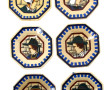 HENRIOT Quimper - 6 assiettes à dessert 