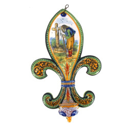 Henriot Quimper - Bénitier d'applique en