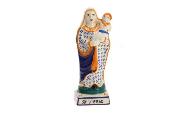 HB Quimper - "Ste Vierge", sujet en faïe