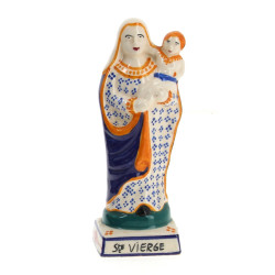 HB Quimper - "Ste Vierge", sujet en faïe