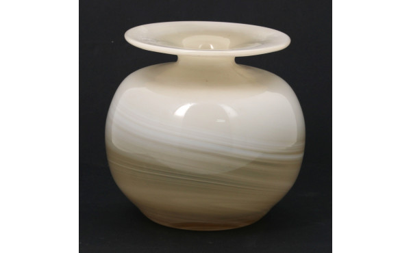 Verrerie de MAURE-VIEIL - Vase boule à c