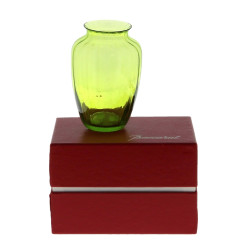 BACCARAT - Petit vase Naïades olivine, s