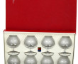 BACCARAT - 8 verres à cognac en cristal,