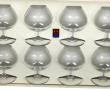 BACCARAT - 8 verres à cognac en cristal,