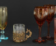 Petite collection de 12 verres à liqueur