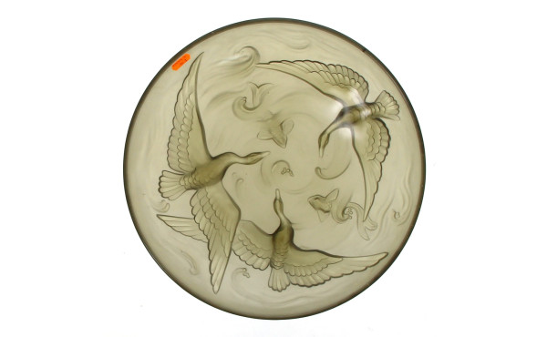 VERLYS - Coupe creuse en verre fumé pres