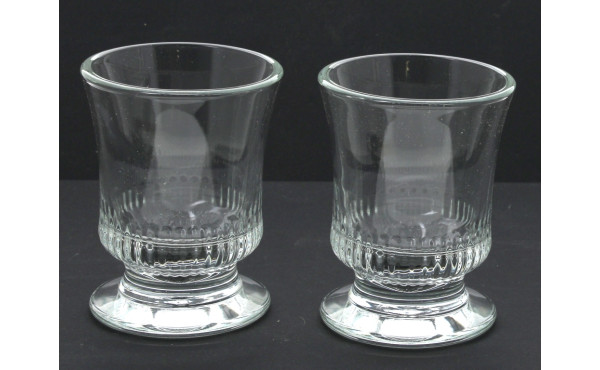 LA ROCHERE France - 6 verres timbales mo