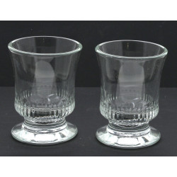 LA ROCHERE France - 6 verres timbales mo