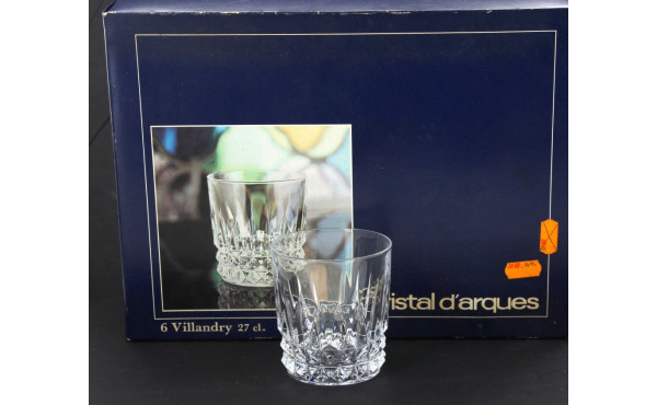 Cristal d'Arques - 10 verres à whisky "V