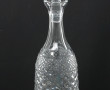 Carafe en cristal moulé avec bouchon, H 