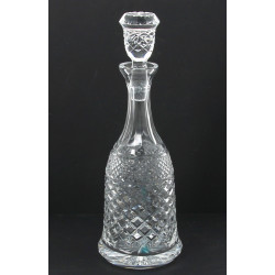 Carafe en cristal moulé avec bouchon, H 