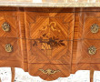 Petite commode style Transition, façade 