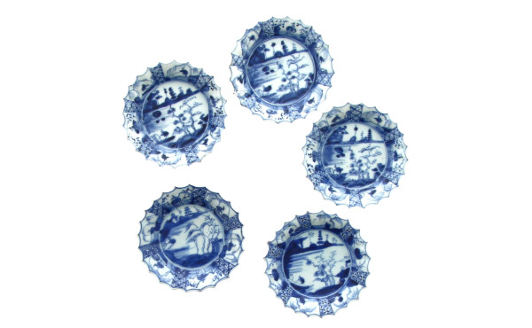 CHINE XIXème - 4 petites tasses à sorbet