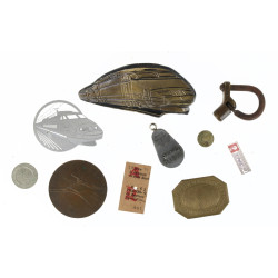 SNCF - Lot de médailles, plaques TGV, in